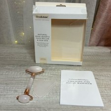 Brookstone Natural Rose Quartz Face Roller  Gus-sha