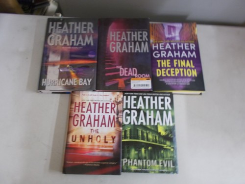 5 HEATHER GRAHAM # HC W/DJ UNHOLY PHANTOM DEAD ROOM DECEPTION HURRICANE BAY - Imagen 1 de 2
