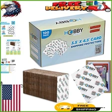 Efficient Card Protector Packaging for Secure Shipping - 100 Vibrant Inserts