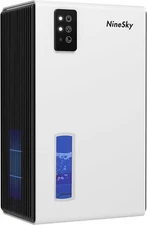 NineSky Dehumidifier for Home, 95 OZ Water Tank, (1000 sq.ft) with Auto Shut Off