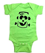 Halloween Baby Bodysuit "Frankenstein" One Piece