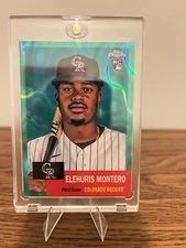 Elehuris Montero 2022 Topps Chrome Platinum Anniversary #143 Aqua Lava /299