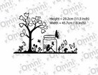 Medium Tree Fairy Butterfly Vinyl Wall Art transfer Sticker Decal Decor Fairies