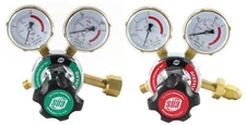 SÜA Oxygen and Acetylene Regulators Combo - Welding Gauges - 25HX Series