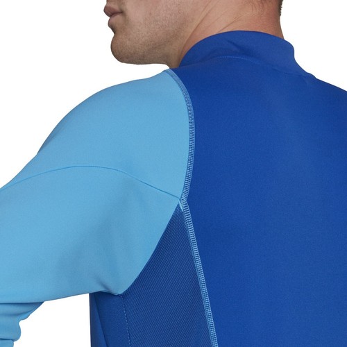 Adidas Men's Tiro 23 Competition Training Jacket Royal Blue/Pulse Blue HU1305 - Picture 4 of 10