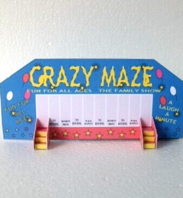 HO Scale Carnival Fair Attraction: Crazy Maze House YOU BUILD! Rare Kit!