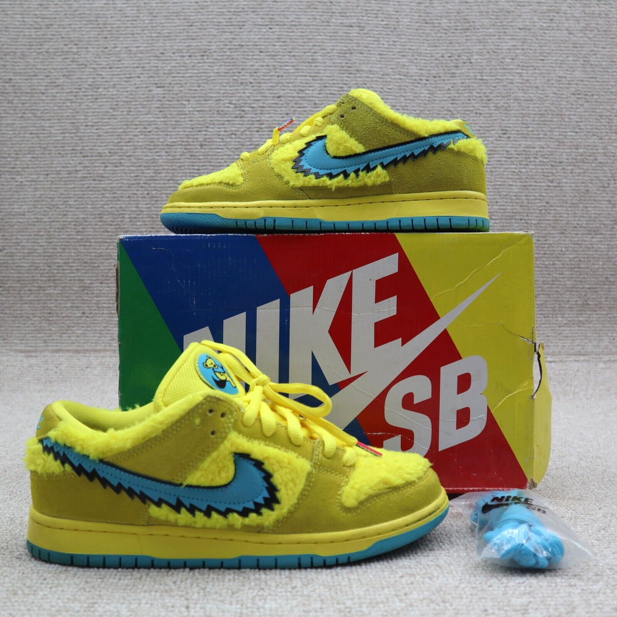 dune GRATEFULDEAD YellowBear 未開封 20㌢ ソフビ Nike Dunk Low SB x Grateful Dead Yellow Bear Size Men's 8/Women's