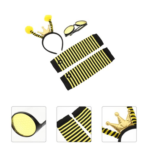 JMOCD Lot de 6 Bandeaux d'antenne Papillon,Bandeau antenne noir,Bandeau
