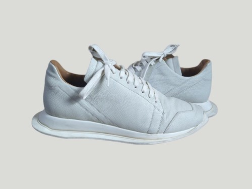 Light Gray Leather Shoes Sneakers | eBay