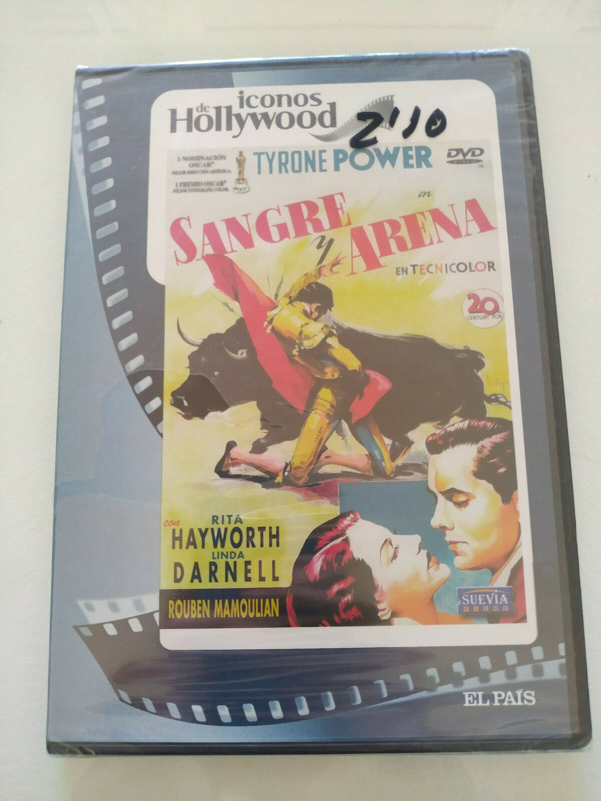Sangre Y Arena Rita Hayworth Tyrone Power - DVD Español Region 2