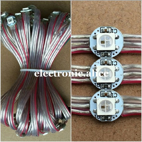 20 pcs WS2812B Pre-wired LED Pixel Module String Light Full Color 5050 RGB 5V