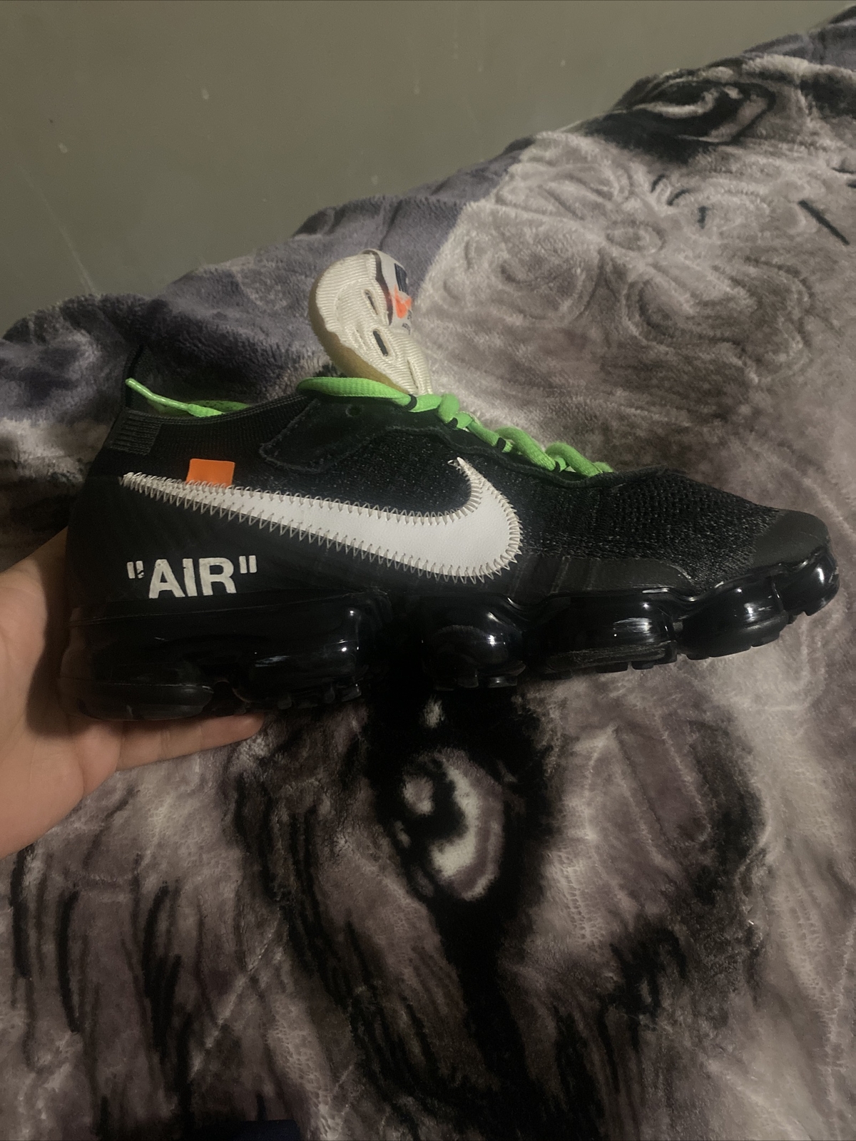 OFF WHITE X NIKE Nike Air VaporMax x BIANCO SPORCO The Ten 2017 taglia 8