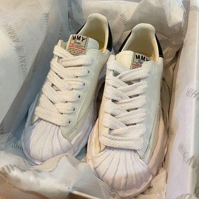 Almost unused】Mihara Yasuhiro BLAKEY Leather (White) | eBay
