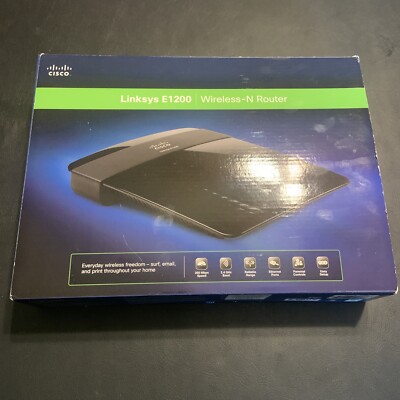 Linksys E1200 300 Mbps 4-Port 10/100 Wireless N Router