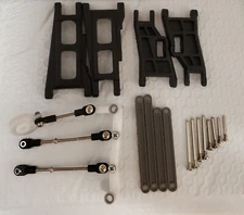 Traxxas Rustler Suspension Arms Tie Rod Camber Link Bell Crank Turnbuckles Pins