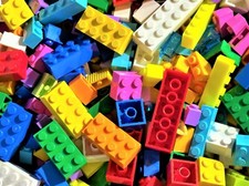 20 LARGE LEGO BRICKS BLOCKS 2X6 2X8 2X10 bulk lot mix colors THE BIGGER SIZES