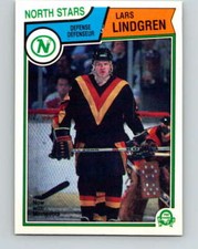 1983-84 O-Pee-Chee #354 Lars Lindgren  Minnesota North Stars V27907