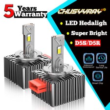 2x D5s Led Headlight Bulbs Hi-lo For 2016-2018 Chevy Silverado 1500 Replace Hid