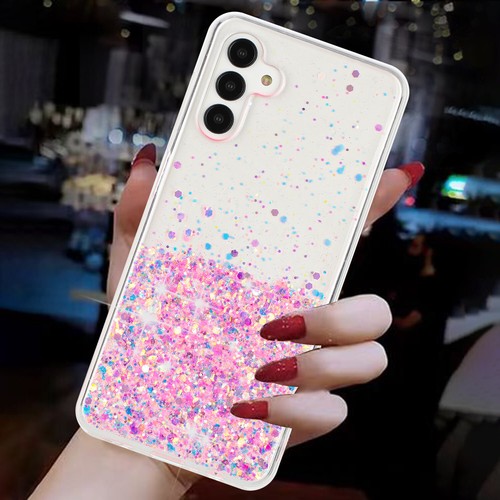 For Samsung Galaxy A15 A05S A55 A54 A14 A35 Glitter Sparkle Luminous Clear Case - 第 1/41 張圖片