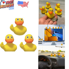 3 High Quality Rude Nasty Middle Finger Rubber Ducks Toys 2.17"-Light Squeak-Car