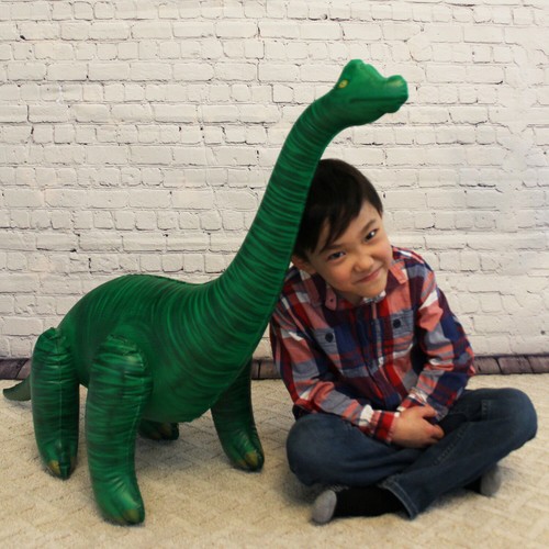 Figura de dinosaurio inflable Jet Creations Brachiosaurus 48" L juguete animal jurásico - Imagen 7 de 11