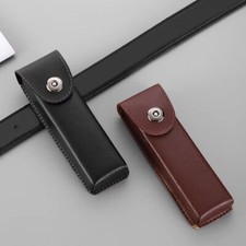 Leather Soft Belt Wearable Glasses Case Carrying Cases Glasses Storage Box