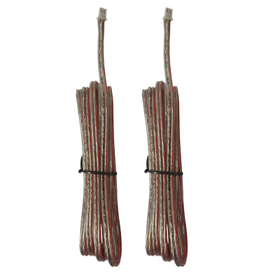 2x 3 Meter Speaker Cable Red Gray For Pioneer Micro Audio System