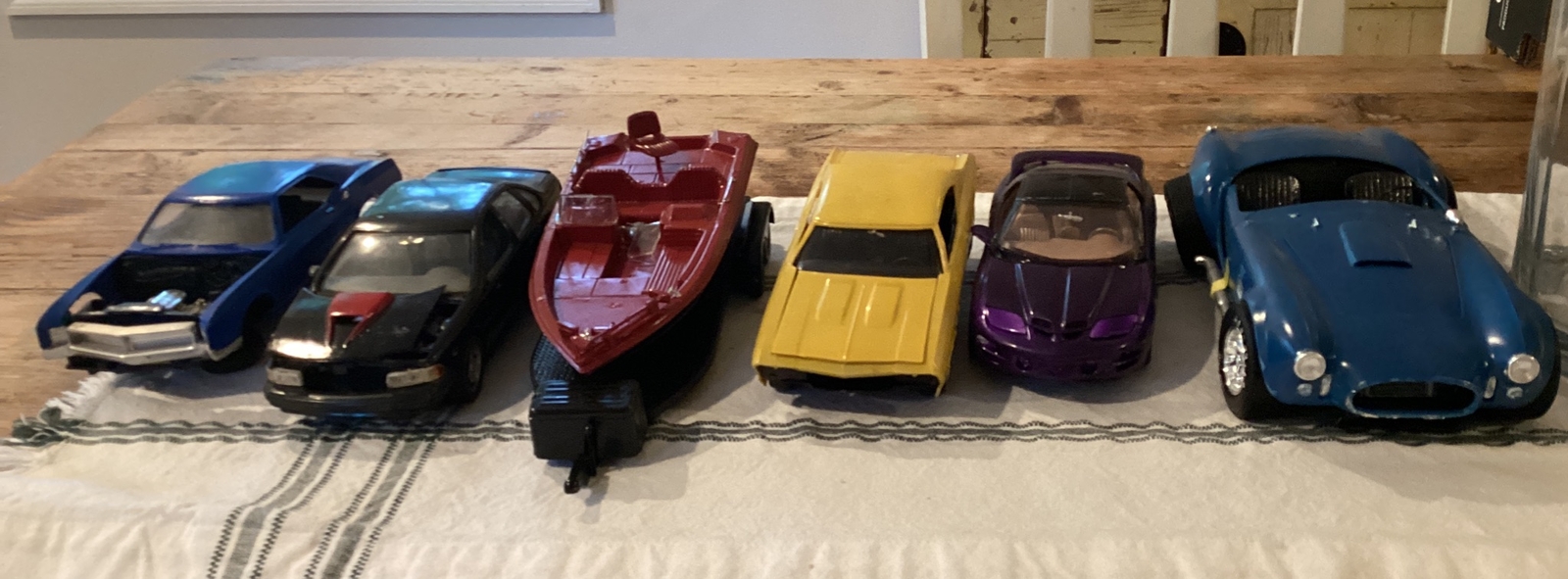 Vintage Lot Of 6 Junkyard Model Car /Boat/ Trailer Lot (I) eBay