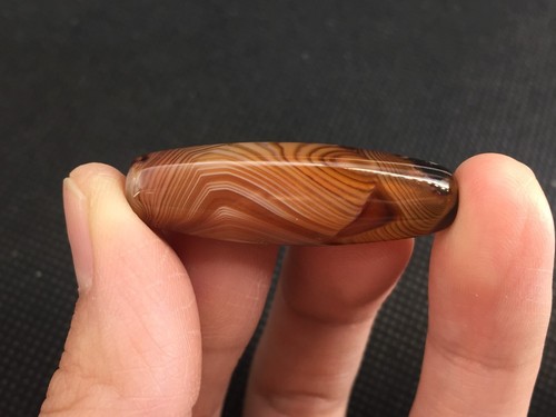Colgante de cuentas DZi Q19 de ágata natural tibetana raro de colección *ojos de cielo* - Imagen 5 de 7