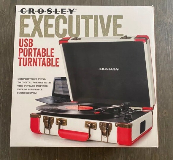 Crosley Executive Deluxe Vintage USB Bluetooth Portable
