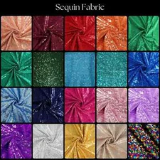 Shimmering Iridescent Sequin Fabric by the Yard – 3mm Sequins on Mesh, 54” Wide