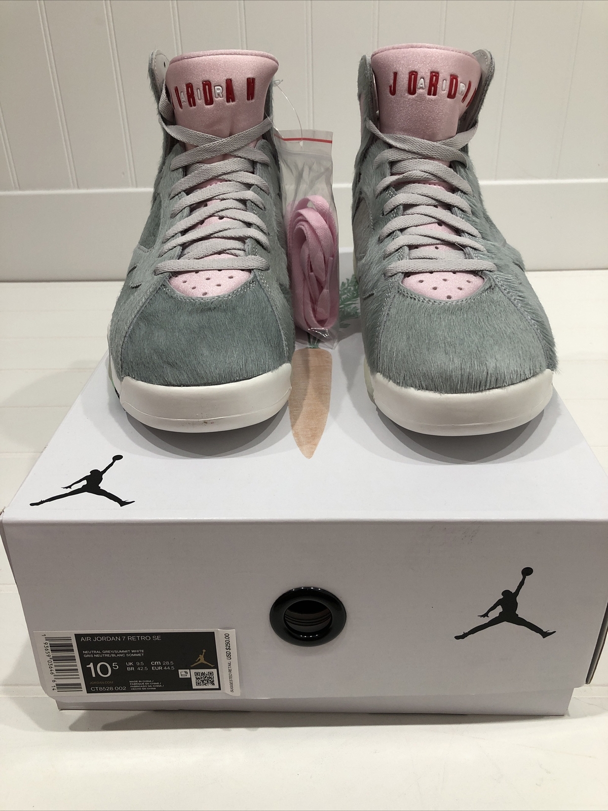 jordan 7 grey pink