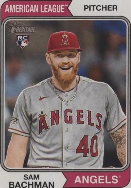 2023 Topps Heritage High Number - Sam Bachman #704 - 1 of 1