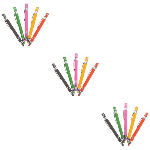 Set of 3 Metal Ballpoint Pen Capacitive Stylus Fine Tip Screen Pens - Zdjęcie 11 z 12