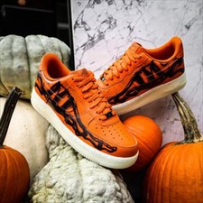 orange skeleton nike