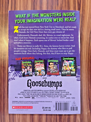 The Movie Novel Goosebumps The Movie R. L. Stine Paperback Book