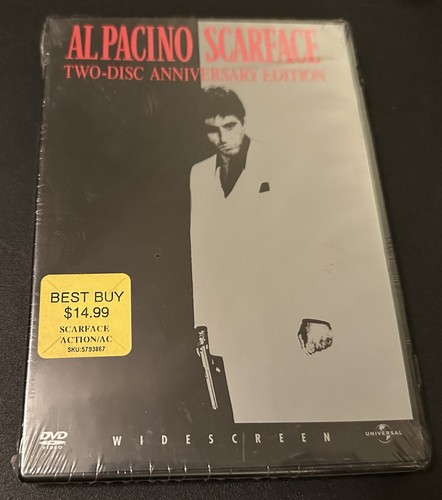 Al Pacino Scarface Two Disc Anniversary Edition DVD Set BRAND NEW SEALED - 第 1/2 張圖片