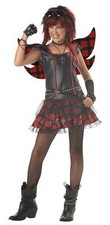 Teen Rebel Fairy Rocker Punk Halloween Costume 12-14