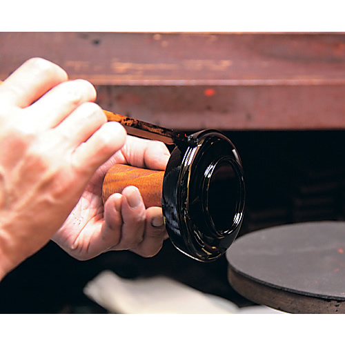 Oshima: Premium Urushi Chazutsu 2 Größe - Japan Lackwaren Tee Caddy Kanister - Bild 11 von 16