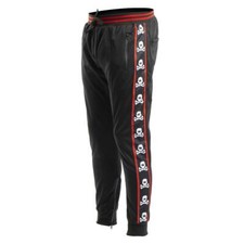 New HK Army Paintball Casual OG Skull Track Jogger Pants - Red - Medium M