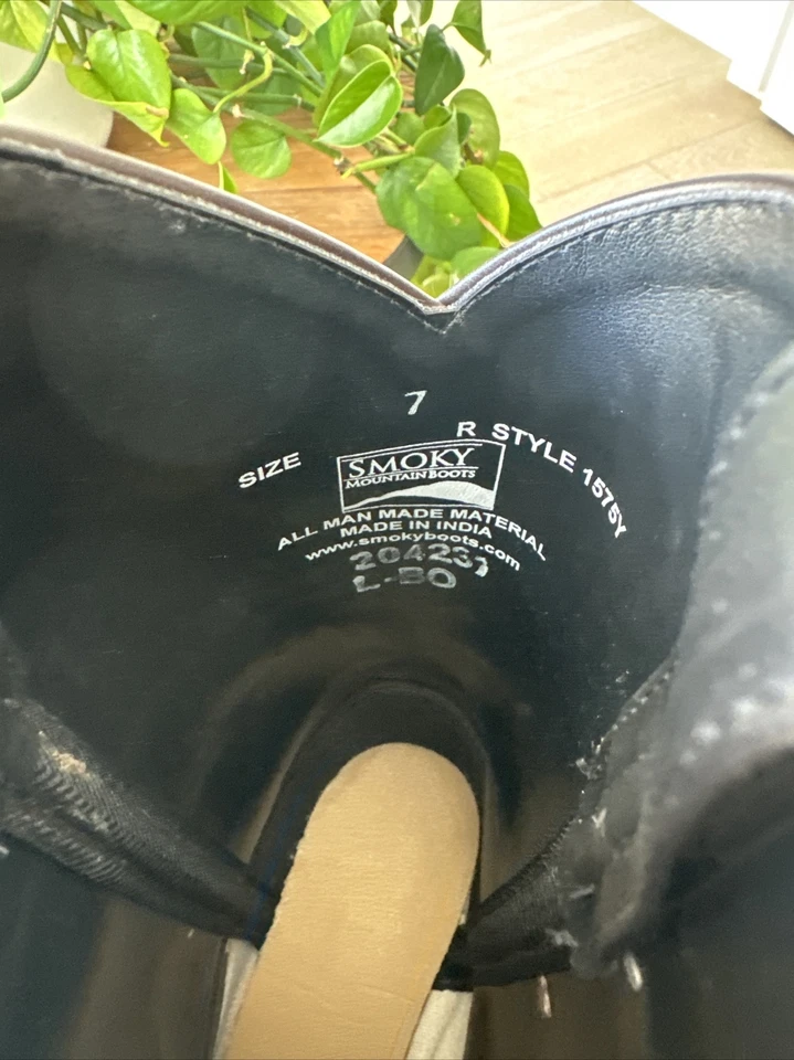 Smoky Mountain Boots Size 7 Brown Riding Boots Worn ONCE - Image 2 of 4