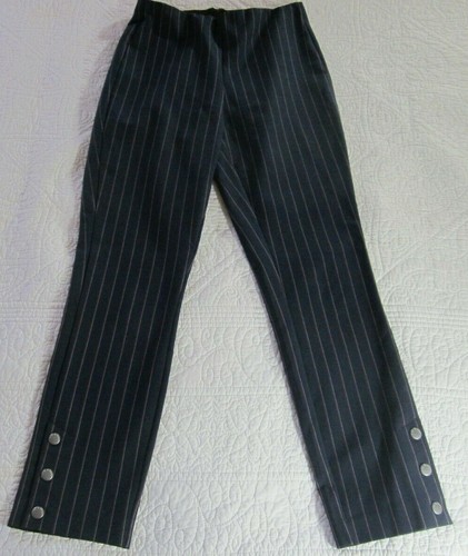 Rag & Bone Womens Pants Size 2 Simone Blue/Red Stripe Snap - Picture 5 of 9