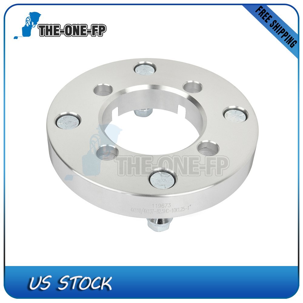 1" Thick Wheel Adapters 4x110 To 4x137 For Arctic Cat, Can-Am, Honda & More