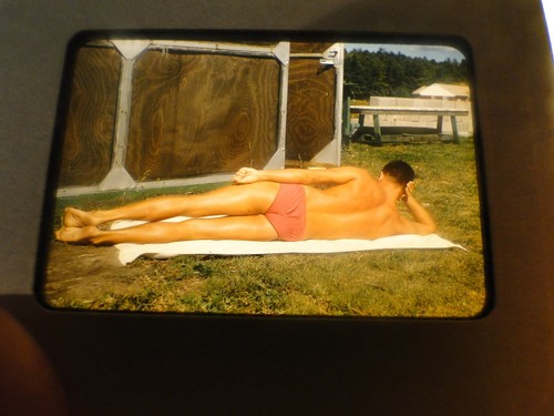 Vintage 1950s Gay Interest Nude Male Art 35MM Slide Midwest Photographer GDa - Picture 2 of 2