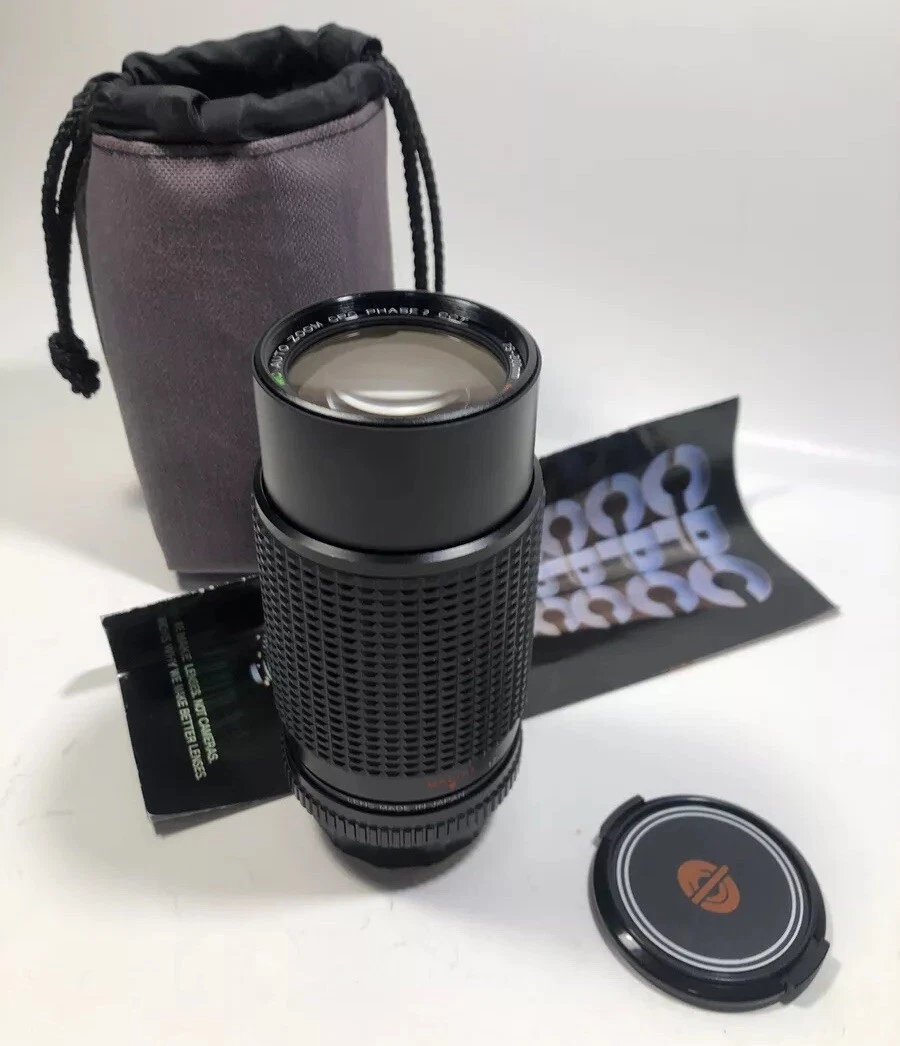 Canon Fd Zoom 75-200Mm Macro F 4.5 Objectif Camera