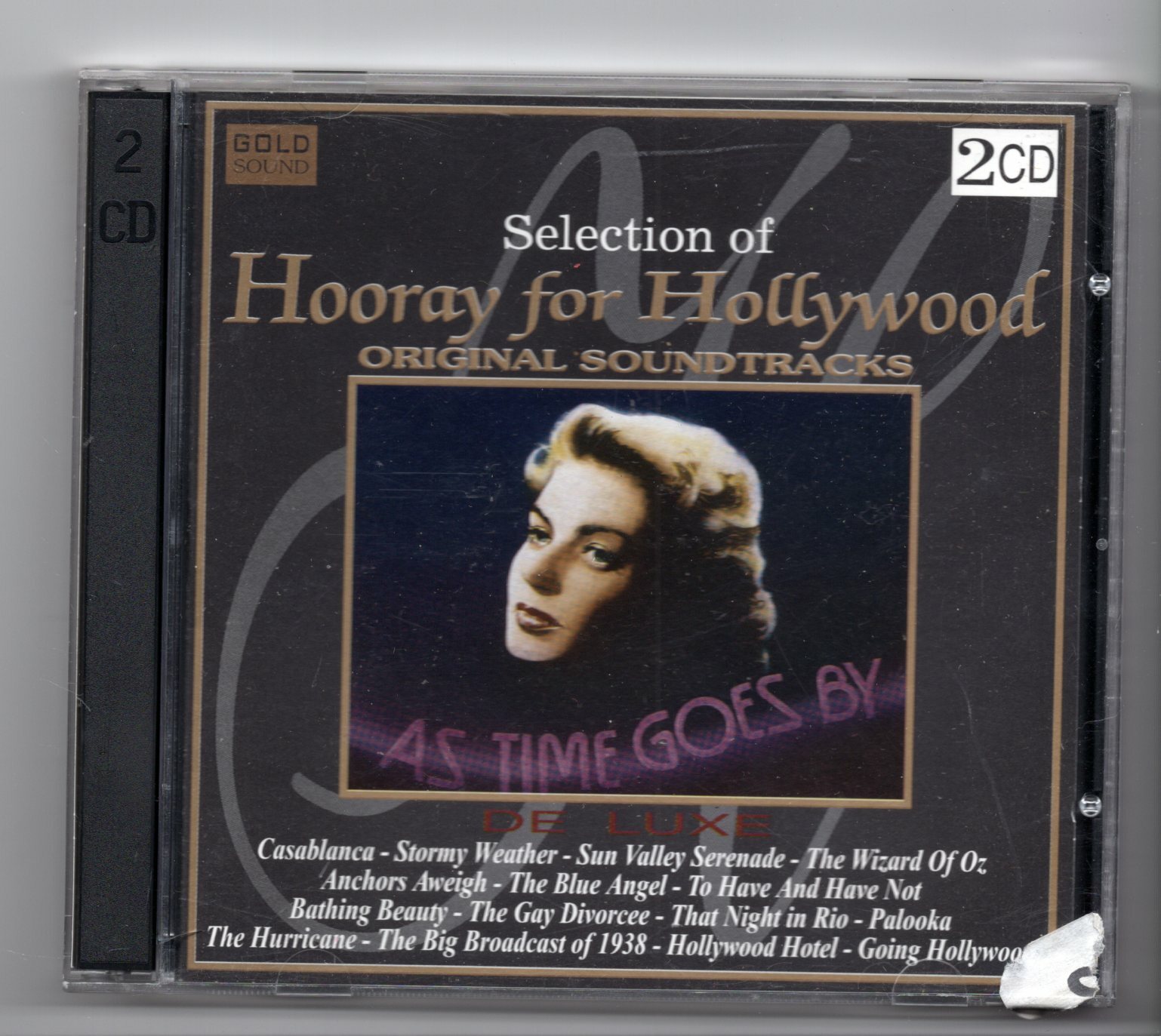 (JF359) Selection of Hooray For Hollywood, 32 tracks various - 1997 double CD