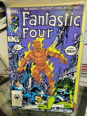 Fantastic Four #289 (1986, Marvel) New Warehouse Inventory in VG/VF Condition