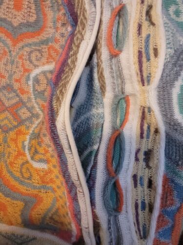 Coogi Australia Crewneck Button Down Sweater Jacket Tag SMALL Fits MEDIUM - Picture 8 of 8