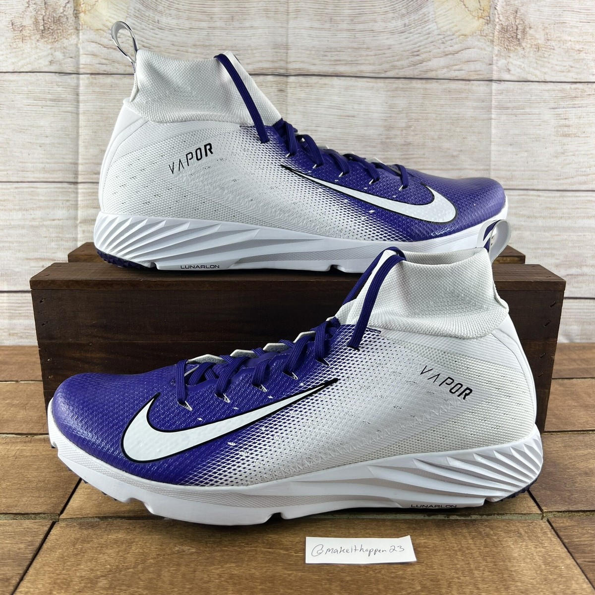 Nike Vapor Untouchable Speed 2 Turf Shoes Purple AO8744-106 Men