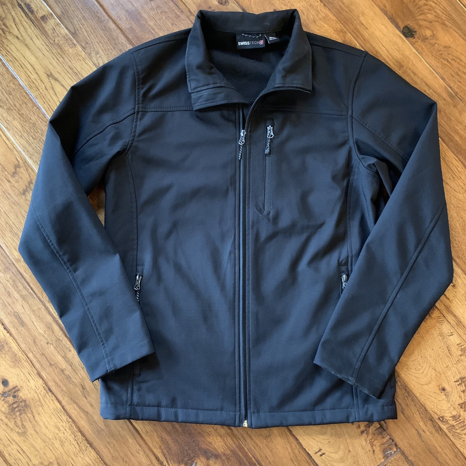 Swiss Tech | Black Waterproof Jacket 